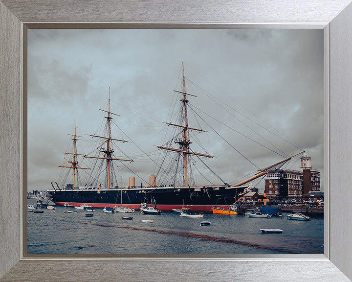 HMS Warrior 1860 | Photo Print | Framed Print | Poster | Steam-powered Armoured Frigate | Royal Navy Hampshire Prints