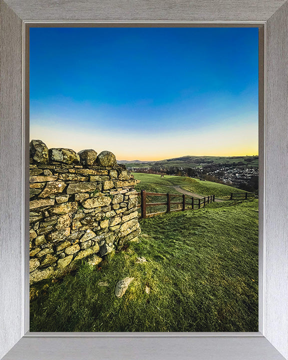 Sunset over Kendal in the Lake District Cumbria Photo Print - Canvas - Framed Photo Print - Hampshire Prints