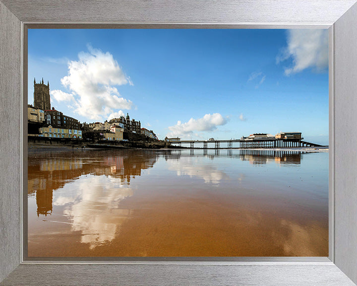 Cromer Pier beach reflections Norfolk Photo Print - Canvas - Framed Photo Print - Hampshire Prints