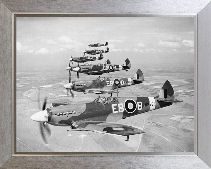 Supermarine Spitfire F Mk XIIs of 41 Sqn | Photo Print | Framed Print | Military | Aircraft | Royal Air Force | Wall Art | Home Decor | Aviation | Photography