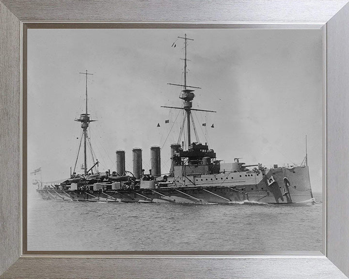 HMS Achilles (1905) Royal Navy Warrior class armoured cruiser Photo Print or Framed Photo Print - Hampshire Prints