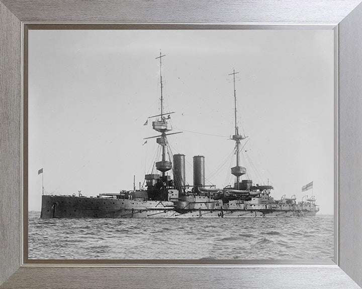 HMS Albemarle (1901) Royal Navy pre dreadnought Photo Print or Framed Print - Hampshire Prints