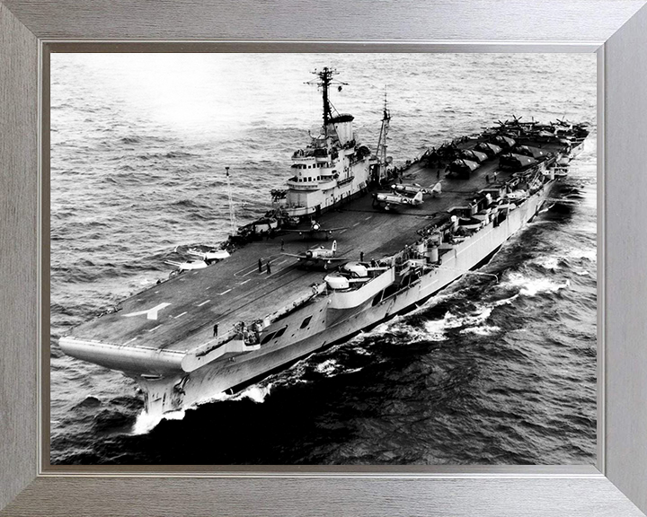 HMS Illustrious 87 Royal Navy Illustrious class Aircraft Carrier Photo Print or Framed Print - Hampshire Prints