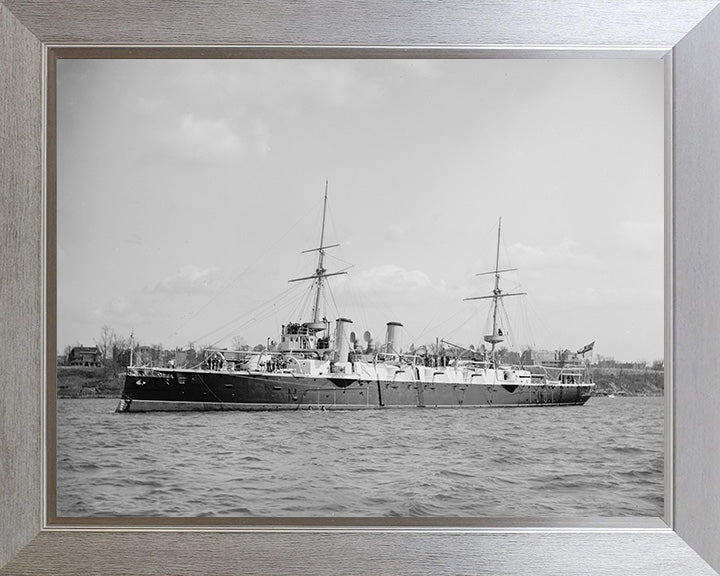 HMS Australia (1886) Royal Navy Orlando class armoured cruiser Photo Print or Framed Photo Print - Hampshire Prints