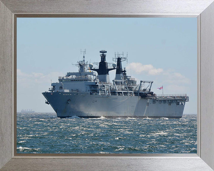 HMS Albion L14 Royal Navy Albion Class amphibious ship Photo Print or Framed Print - Hampshire Prints