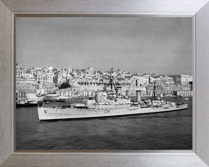 HMS Kenya (C14) Royal Navy Fiji class light cruiser Photo Print or Framed Photo Print - Hampshire Prints