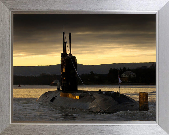HMS Spartan S105 Submarine | Photo Print | Framed Print | Swiftsure Class | Royal Navy Hampshire Prints