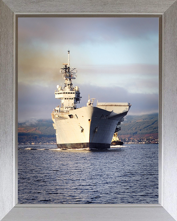 HMS Illustrious R06 Royal Navy Invincible class Aircraft Carrier Photo Print or Framed Print - Hampshire Prints