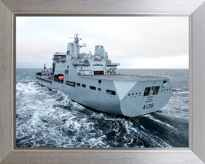 RFA Tidesurge A138 | Photo Print | Framed Print | Tide class | Tanker | Royal Fleet Auxiliary Hampshire Prints 10 x 8 Silver Frame No