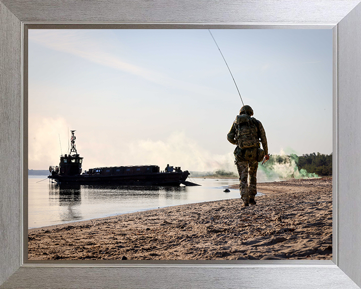 Royal Marines beach Landing Portrait | Photo Print | Framed Print | Military | Commando | Wall Art | Decor | Photography | RM Hampshire Prints