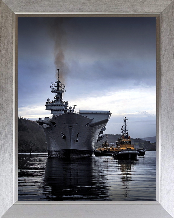 HMS Illustrious R06 Royal Navy Invincible class Aircraft Carrier Photo Print or Framed Print - Hampshire Prints