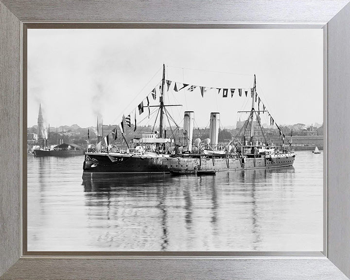 HMS Melampus (1890) | Photo Print | Framed Print | Apollo Class | Cruiser | Royal Navy Hampshire Prints
