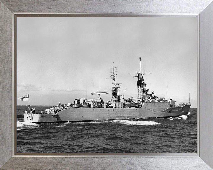 HMS Llandaff F61 Royal Navy Salisbury class Frigate Photo Print or Framed Print - Hampshire Prints