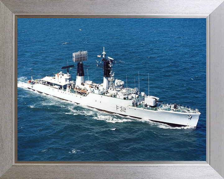 HMS Salisbury F32 Royal Navy Salisbury class Frigate Photo Print or Framed Print - Hampshire Prints