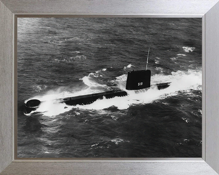 HMS Opossum S19 Royal Navy Oberon class Submarine Photo Print or Framed Print - Hampshire Prints