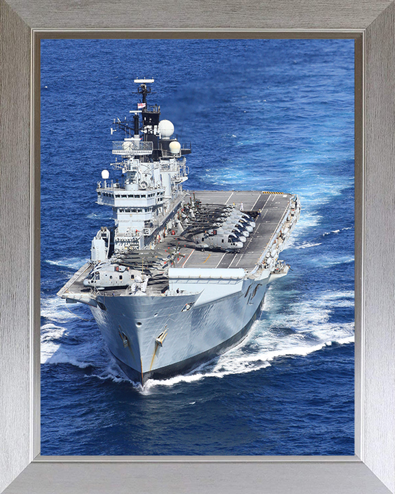 HMS Illustrious R06 Royal Navy Invincible class Aircraft Carrier Photo Print or Framed Print - Hampshire Prints