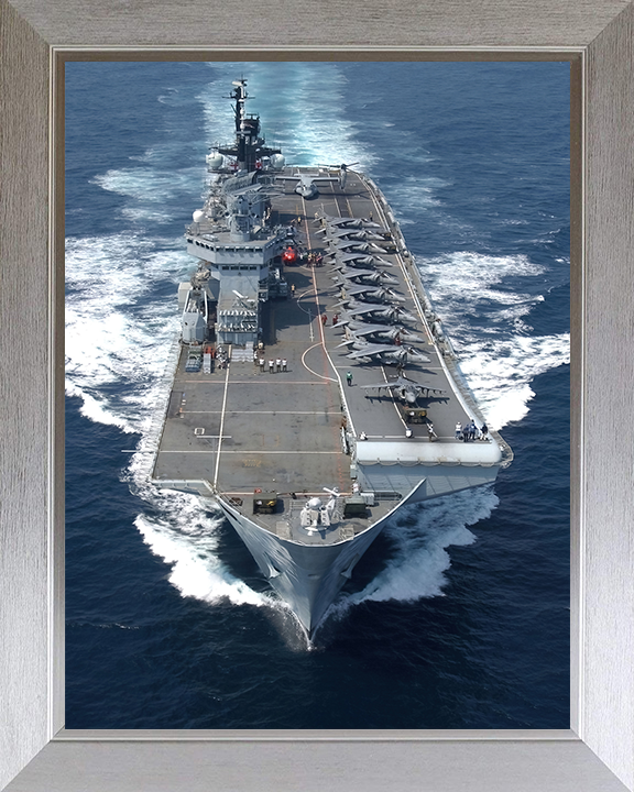 HMS Illustrious R06 Royal Navy Invincible class Aircraft Carrier Photo Print or Framed Print - Hampshire Prints