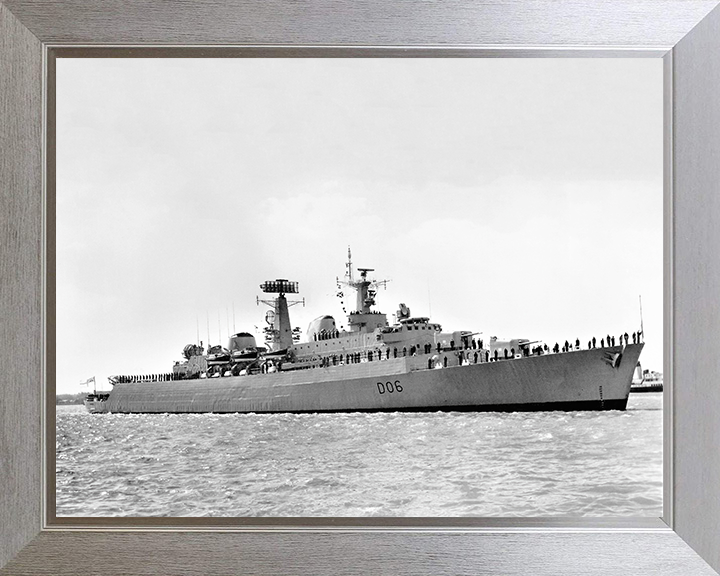 HMS Hampshire D06 Royal Navy County class destroyer Photo Print or Framed Print - Hampshire Prints