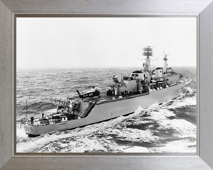 HMS Glamorgan D19 Royal Navy County class Destroyer Photo Print or Framed Print - Hampshire Prints