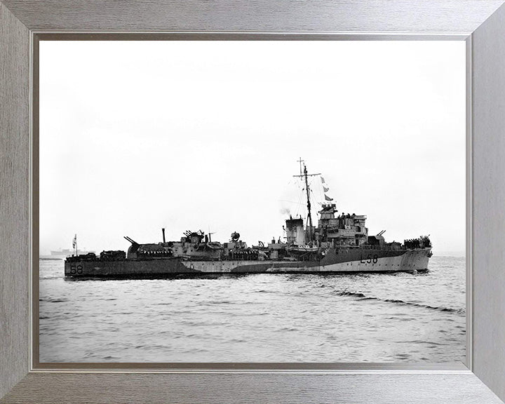 HMS Quantock L58 Royal Navy Hunt class destroyer Photo Print or Framed Print - Hampshire Prints
