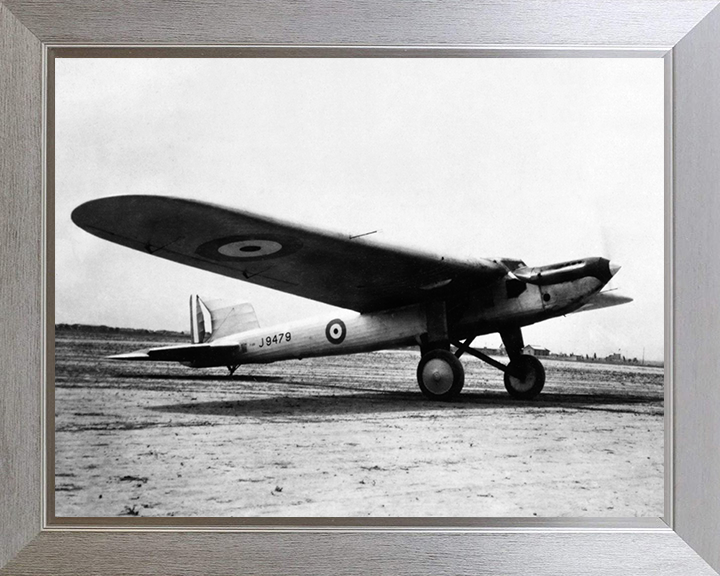 RAF Fairey Long Range Monoplane 1929 | Photo Print | Framed Print | Military | Aircraft | Royal Air Force | Wall Art | Home Decor | Aviation | Photography Hampshire Prints 10 x 8 Silver Frame No