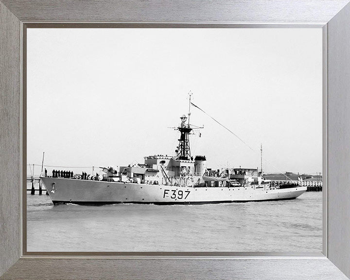 HMS Launceston Castle F397 (K397) Royal Navy Castle class corvette Photo Print or Framed Print - Hampshire Prints