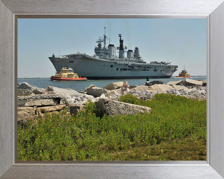 HMS Ark Royal R07 Royal Navy Invincible class aircraft Carrier Photo Print or Framed Print - Hampshire Prints