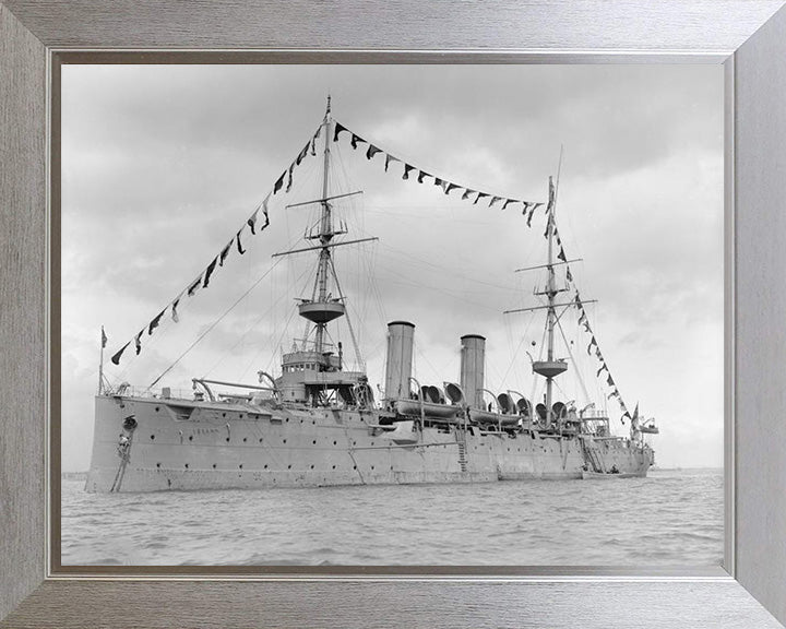 HMS Venus (1895) Royal Navy eclipse Class protected cruiser Photo Print or Framed Print - Hampshire Prints