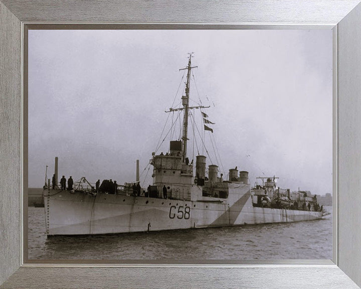 HMS Rockingham G58 | Photo Print | Framed Print | Poster | Destroyer | Royal Navy Hampshire Prints