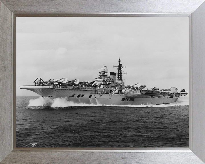 HMS Victorious R38 Royal Navy Illustrious class aircraft carrier Photo Print or Framed Print - Hampshire Prints