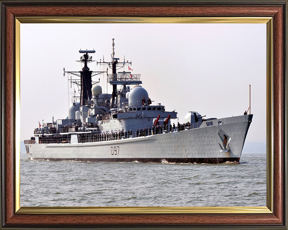 HMS Edinburgh D97 Royal Navy Type 42 Destroyer Photo Print or Framed Print - Hampshire Prints