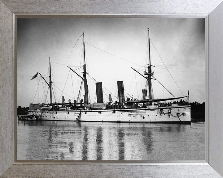 HMS Mercury (1878) | Photo Print | Framed Print | Poster | Iris Class | Cruiser | Royal Navy Hampshire Prints