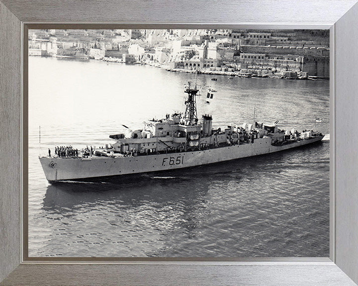 HMS Veryan Bay K651 Royal Navy Bay Class Frigate Photo Print or Framed Print - Hampshire Prints