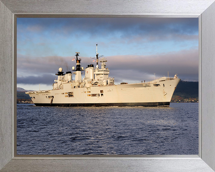 HMS Illustrious R06 Royal Navy Invincible class Aircraft Carrier Photo Print or Framed Print - Hampshire Prints