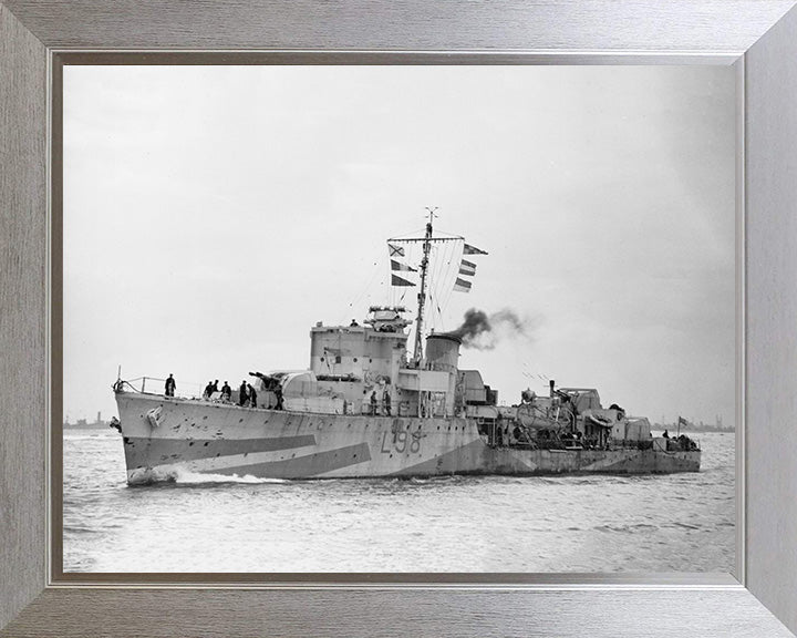 HMS Oakley L98 Royal Navy Hunt class destroyer Photo Print or Framed Print - Hampshire Prints