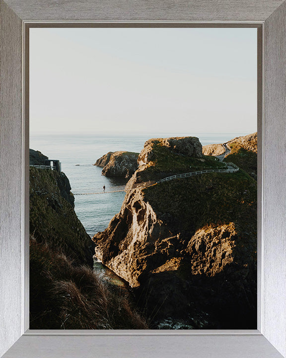 Carrick-a-Rede robe bridge County Antrim Northern Ireland Photo Print - Canvas - Framed Photo Print - Hampshire Prints