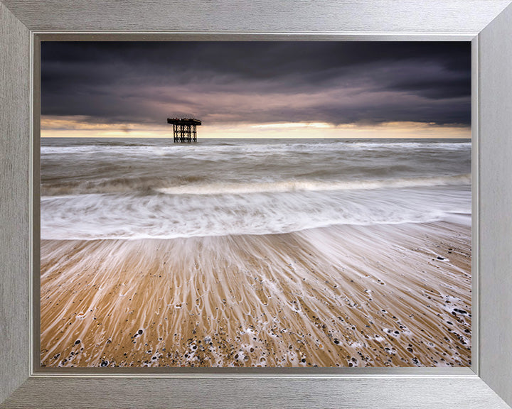 A stormy Sizewell Beach Suffolk at sunset Photo Print - Canvas - Framed Photo Print - Hampshire Prints