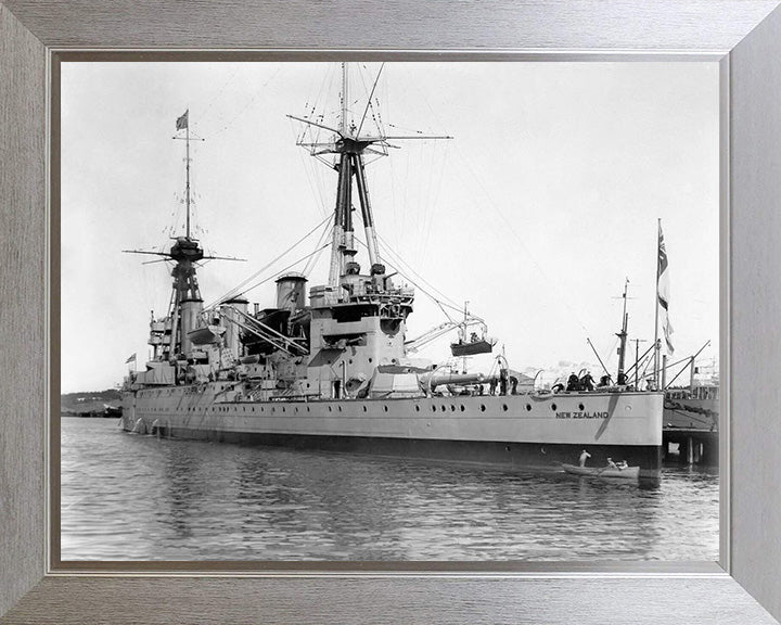 HMS New Zealand (1911) | Photo Print | Framed Print | Indefatigable Class | Cruiser | Royal Navy Hampshire Prints