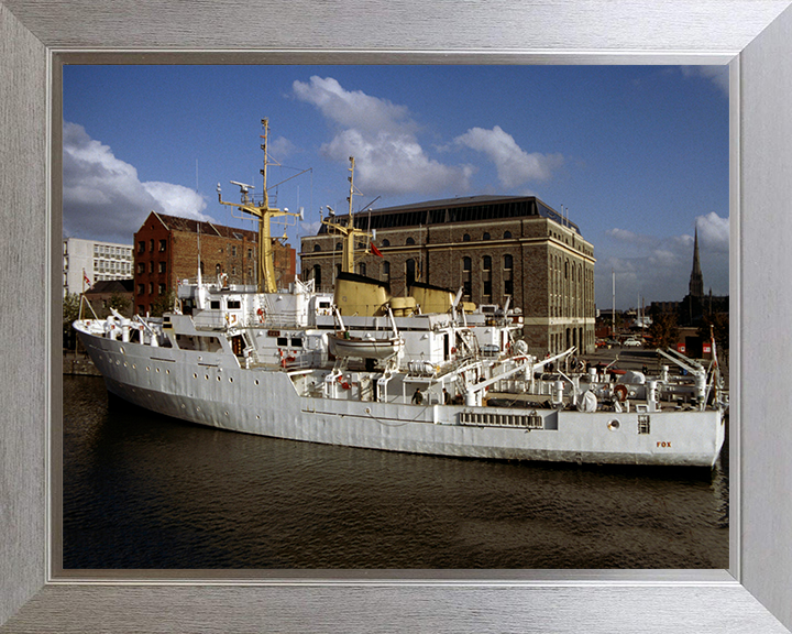 HMS Fox A320 Royal Navy Bulldog class ship Photo Print or Framed Print - Hampshire Prints