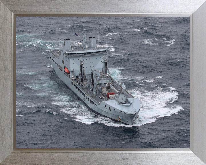 RFA Tideforce A139 | Photo Print | Framed Print | Tide class | Tanker | Royal Fleet Auxiliary Hampshire Prints 10 x 8 Silver Frame No