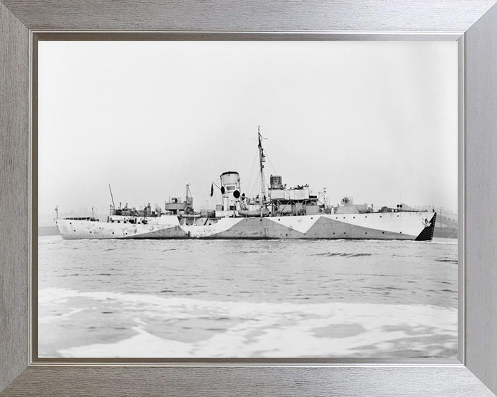 HMS Campanula K18 Royal Navy Flower class corvette Photo Print or Framed Print - Hampshire Prints