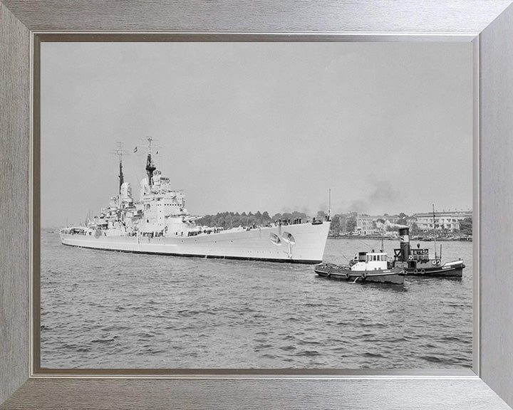 HMS Vanguard (23) Royal Navy fast battleship Photo Print or Framed Print - Hampshire Prints