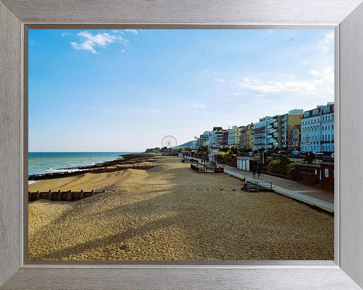 Eastbourne beach seafront East Sussex Photo Print - Canvas - Framed Photo Print - Hampshire Prints