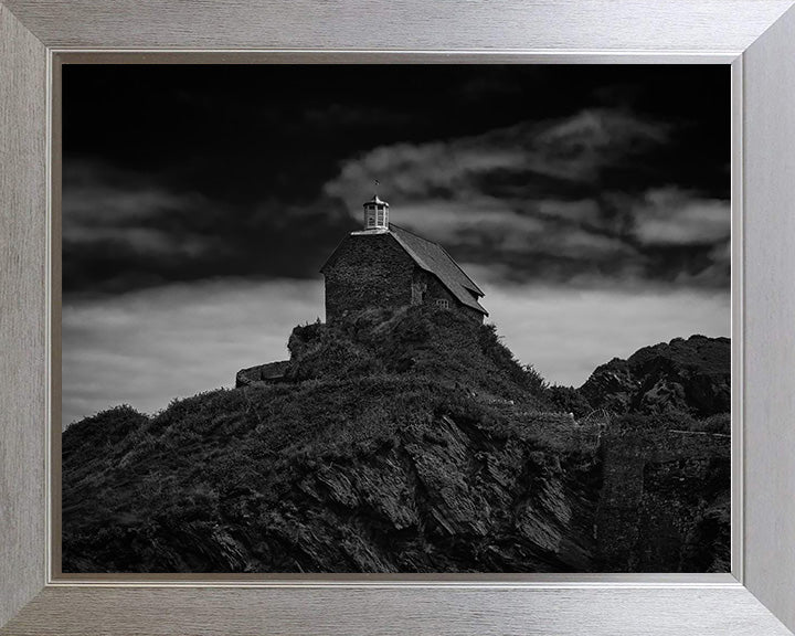 St Nicholas's Chapel Ilfracombe Devon black and white Photo Print - Canvas - Framed Photo Print - Hampshire Prints