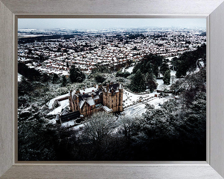 Belfast Northern Ireland in winter from above Photo Print - Canvas - Framed Photo Print - Hampshire Prints