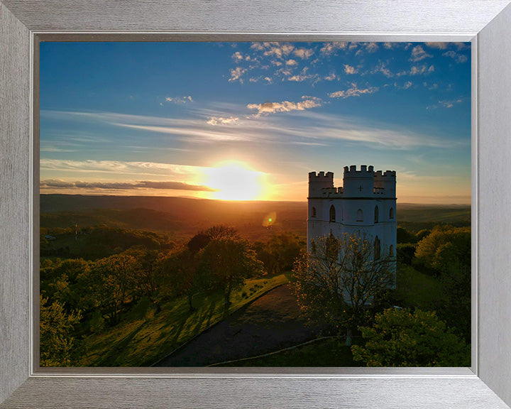 Haldon Belvedere (Lawrence Castle) at sunset Photo Print - Canvas - Framed Photo Print - Hampshire Prints