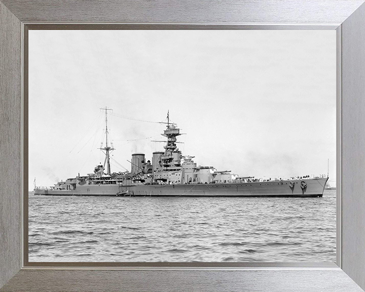 HMS Hood (51) | Photo Print | Framed Print | Admiral Class | Battlecruiser | Royal Navy Hampshire Prints