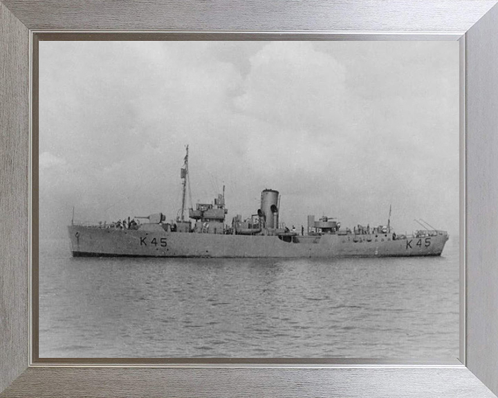 HMS Convolvulus K45 Royal Navy Flower class corvette Photo Print or Framed Print - Hampshire Prints