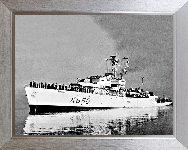 HMS Porlock Bay K650 Royal Navy Bay Class Frigate Photo Print or Framed Print - Hampshire Prints