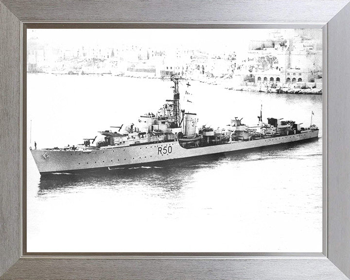 HMS Venus R50 (F50) Royal Navy Type 15 frigate Photo Print or Framed Print - Hampshire Prints